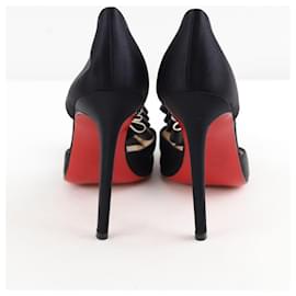 Christian Louboutin-Lederabsätze-Schwarz