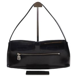 Jean Paul Gaultier Leather shoulder handbag Black