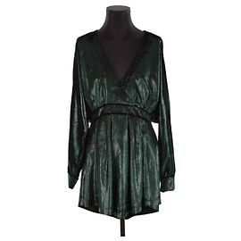 Balmain vestido verde Verde