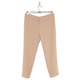 Chloé Pantaloni di seta Beige