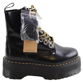 Dr. Martens-Leather Lace-up Boots-Black