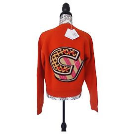 Hermès Strickjacke lustiges Eis Hermes S Orange