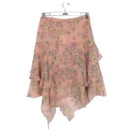 Moschino-silk skirt-Pink