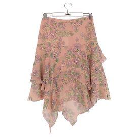 Moschino saia de seda Rosa