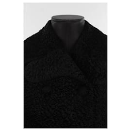 Carven-Manteau noir-Noir