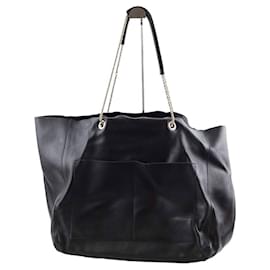 SéZane-Leather shoulder handbag-Black