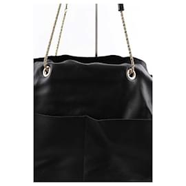 SéZane-Leather shoulder handbag-Black