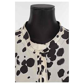 Marni-Silk wrap blouse-White