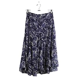 Isabel Marant-silk skirt-Blue