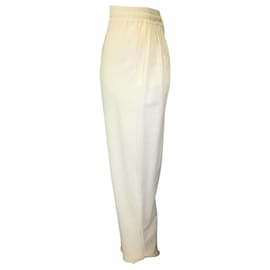 Autre Marque-Dries Van Noten White Cotton Drawstring Sweatpants-White