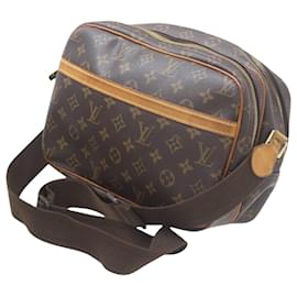 Louis Vuitton-Louis Vuitton Reporter PM-Marrone