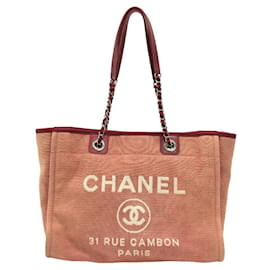 Chanel-Chanel Deauville-Vermelho