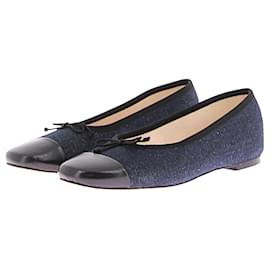 J.Crew-J.CREW Ballerinas T.US 9 Stoff-Blau