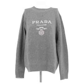 Prada-PRADA Maglieria T.IT 42 Lana-Grigio