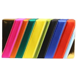 Autre Marque-Multicolour striped box clutch-Multiple colors