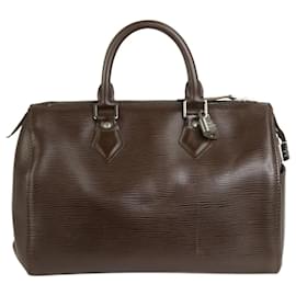 Louis Vuitton-Brown 2005 Epi leather Speedy 30 bag-Brown