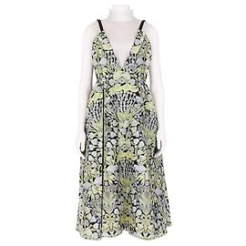 Robe jacquard Erdem Nightgarden Multicolore