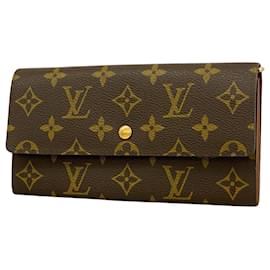 Louis Vuitton-Louis Vuitton Porte Monnaie Credit-Brown