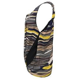 Balenciaga-Balenciaga Striped Sleeveless Top in Multicolor Polyester-Other