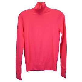Pull à col roulé Bottega Veneta en laine rose Rose