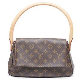 Sac à main Louis Vuitton Monogram Looping Marron