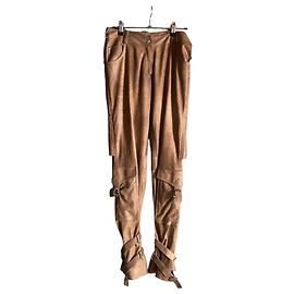 Christian Dior Leather Pants Caramel Caramel
