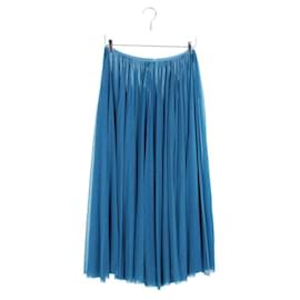 Céline-Céline Blue Long Skirt-Blue