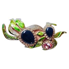 Bracelet manchette Orchid Flower Yves Saint Laurent Multicolore