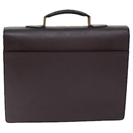Louis Vuitton-LOUIS VUITTON Taiga Serviette Moskova Business Bag Acajou M30036 LV Auth ti1723-Other