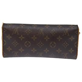 Louis Vuitton-LOUIS VUITTON Monogram Pochette Twin GM Sac à bandoulière M51852 LV Auth ar11867-Monogramme