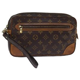 LOUIS VUITTON Monogram Marly Dragonne GM Clutch Bag M51825 LV Auth th4852 Monogram