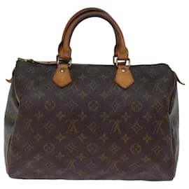 Louis Vuitton-LOUIS VUITTON Monogram Speedy 30 Sac à main M41526 Auth LV 73563-Monogramme