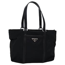 Prada-PRADA Tote Bag Nylon Black Auth am6226-Black