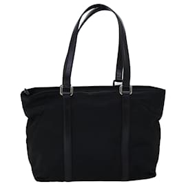 Prada-Bolso Tote PRADA Nylon Negro Auth am6226-Negro