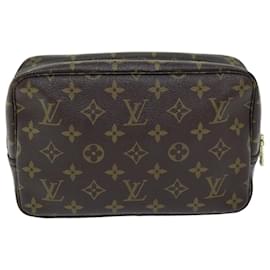 Louis Vuitton-LOUIS VUITTON Monogram Trousse Toilette 23 Pochette M47524 LV Auth am6167-Monogramme