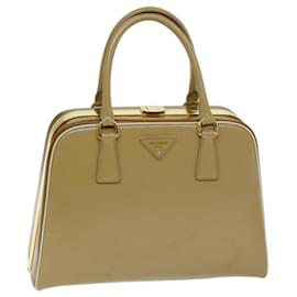 Prada-PRADA Hand Bag Safiano leather Beige Auth 73867-Beige