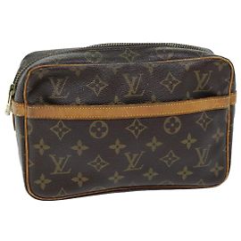 LOUIS VUITTON Monogram Compiegne 23 Pochette M51847 LV Auth am6246 Monogramma