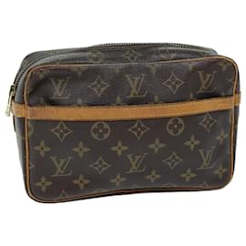 Louis Vuitton-LOUIS VUITTON Pochette Monogramme Compiègne 23 M51847 Auth LV am6246-Monogramme