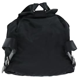 Prada-PRADA Backpack Nylon Black Auth ki4429-Black