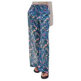 Hermès Pantalón de playa "En roue libre" Multicolor