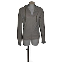 Dolce & Gabbana-leather jacket-Grey
