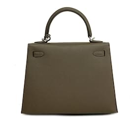 Hermès-Hermès Kelly 25-Kaki