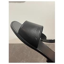 Céline-CELINE Sandales T.EU 42 Cuir-Noir