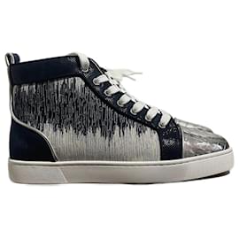 Christian Louboutin-CHRISTIAN LOUBOUTIN Sneaker T.EU 40 Leder-Blau