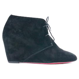 Christian Louboutin-CHRISTIAN LOUBOUTIN  Boots T.EU 38 Leather-Black