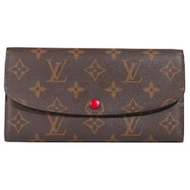 Louis Vuitton-LOUIS VUITTON Portefeuilles T. Cuir-Marron