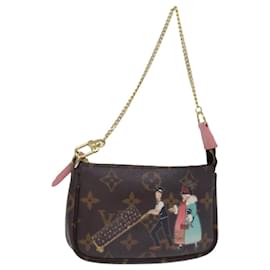 Louis Vuitton-Louis Vuitton Mini Pochette Accessoires-Marrom