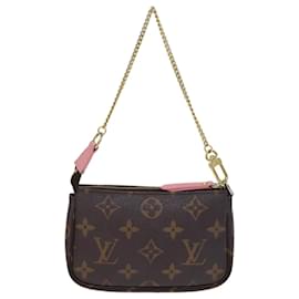 Louis Vuitton-Louis Vuitton Mini Pochette Zubehör-Braun