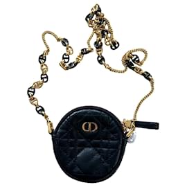 Christian Dior-Bolsa cara-Negro