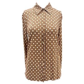 Autre Marque Non Signé / Unsigned tops T.IT 40 Viscose Brown